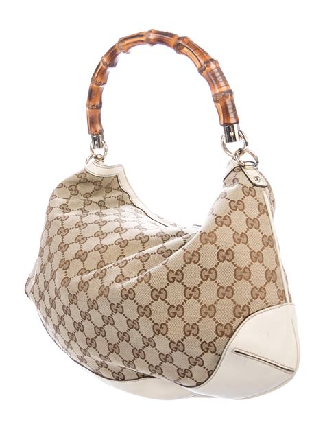 gucci gg hobo bamboo handbag